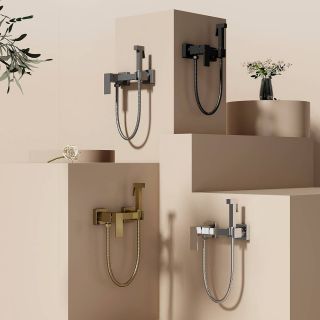 Гигиенический душ со смесителем Splenka S98.51.07 серый